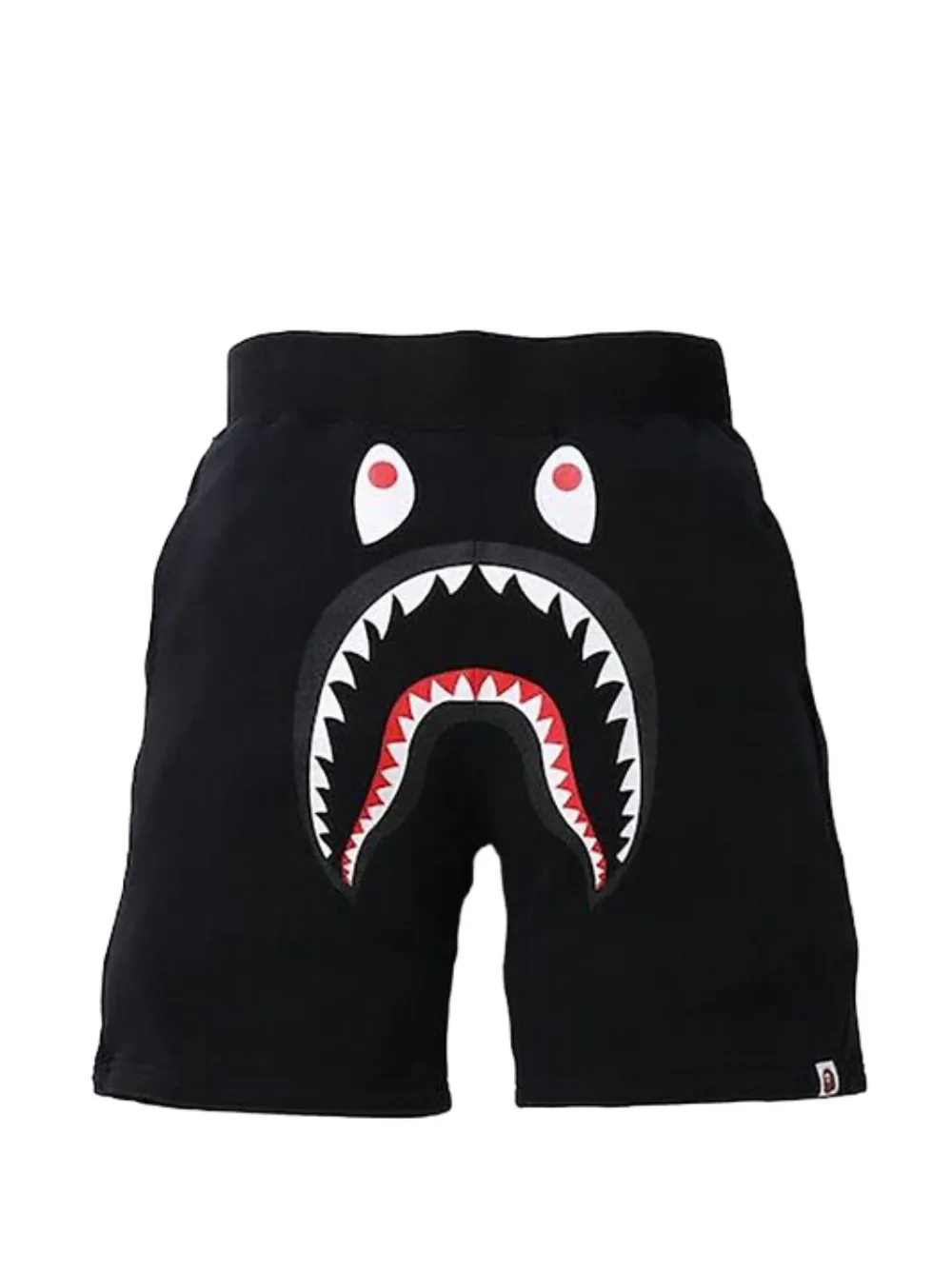 A BATHING APE® shark sweat shorts front